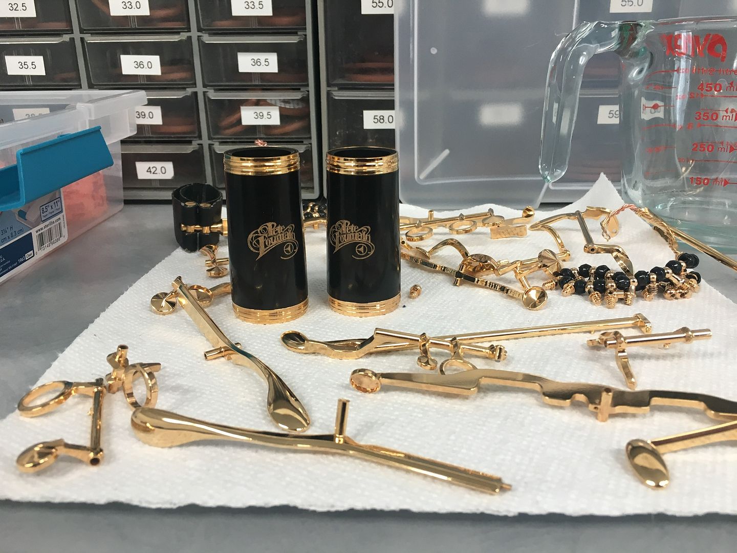 Gold plating keys on a Pete Fountain model The Woodwind Forum